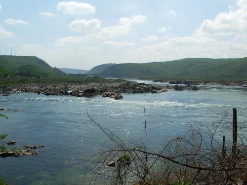 rio são francisco após a hidroelétrica de xingó